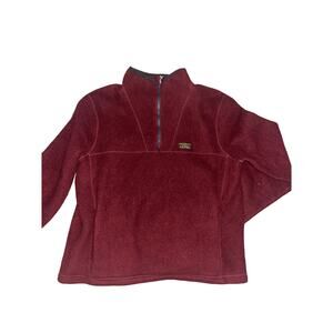L.L.Bean Quarter Zip Fleece Pullover